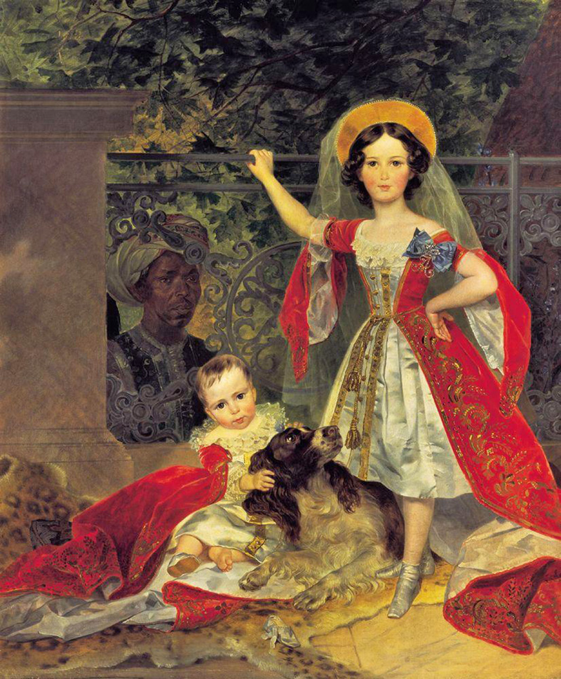 volkonskis children with blackamoor